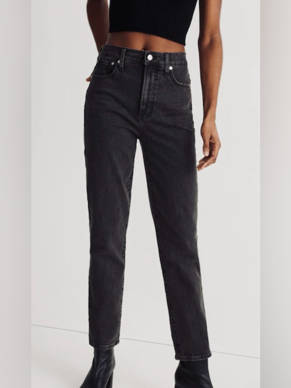 Madewell “The Perfect Vintage” Straight Leg Comfort Stretch Denim Jeans Size 30